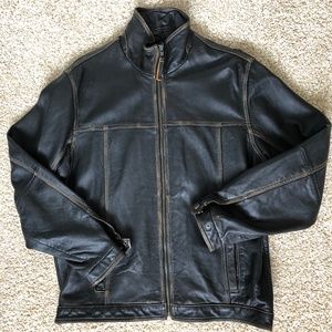 Men's Tommy Bahama Brown Leather Jacket